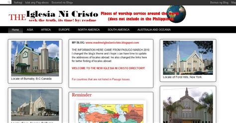 iglesianicristo.net directory|INC Directory .